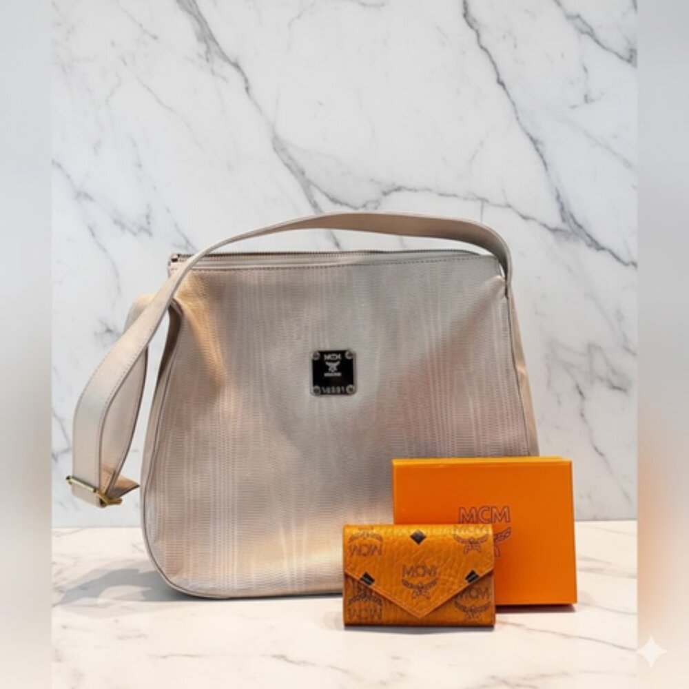 Authentic MCM Bag (Vintage) with Free card holder
